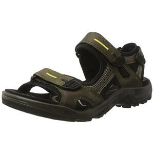 NWT ECCO Men's Yucatan Sport Sandal, Tarmac/Moon Rock, 8-8.5
